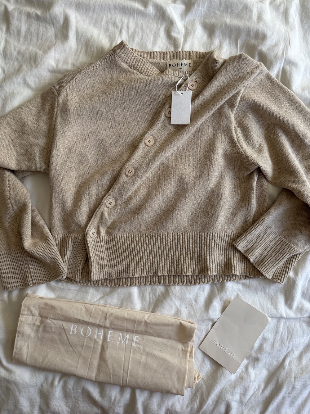 Boheme Goods asymmetric knit